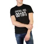 Schwarze Diesel T-Shirts aus Baumwolle für Herren Größe M 