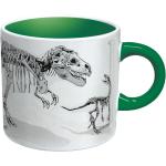 Reduzierte Bunte Meme / Theme Dinosaurier Kaffeebecher Dinosaurier aus Keramik 