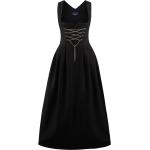 Schwarze Ärmellose Stockerpoint Amber Dirndl & Trachtenkleider aus Polyester für Damen Größe XXL 