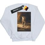 Disney, Damen, Pullover, The Lion King Movie Simba Poster Sweatshirt, Weiss, (L)