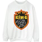 Disney, Herren, Pullover, The Lion King Crest Sweatshirt, Weiss, (S)