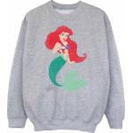 Disney Princess, Mädchen, Pullover, Girls Classic Ariel Sweatshirt, Grau, (140, 146)