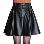 Reduzierte Schwarze Dissa Mini Festliche Röcke aus Kunstleder für Damen Größe 4 XL zur Party 