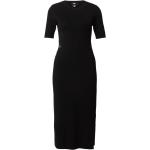 Schwarze Kurzärmelige DKNY | Donna Karan Kleider mit Ärmel aus Viskose für Damen Größe XS 