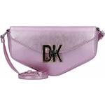 Reduzierte Fliederfarbene DKNY | Donna Karan Damenumhängetaschen aus Leder 