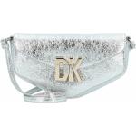 Reduzierte Silberne DKNY | Donna Karan Damenumhängetaschen aus Leder 