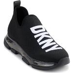 Schwarze Klassische DKNY | Donna Karan Flache Sneaker aus Gummi für Kinder Größe 39 
