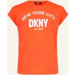 Neonorange DKNY | Donna Karan Kinder-T-Shirts aus Jersey Größe 176 