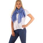 Pashmina Schal Tuch Stola Hijab 55% Viskose  & 45% Polyacryl Blau 183x70cm