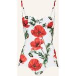 Reduzierte Rote Print Dolce & Gabbana Bandeau Badeanzüge aus Elastan für Damen Größe S 