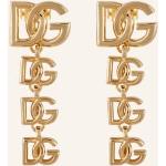 Goldene Dolce & Gabbana Damenohrstecker glänzend aus Gold 