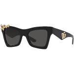 Schwarze Dolce & Gabbana Cat-eye Damensonnenbrillen 