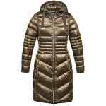 Braune Streetwear Dolomite Corvara Damenwinterjacken aus Polyester Größe L 