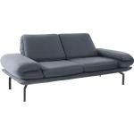 Blaue Zweisitzer-Sofas aus Metall mit Armlehne 