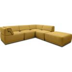Gelbe Lounge Sofas aus Mikrofaser 