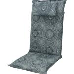 Graue Doppler Sesselauflagen Mandala aus Polyester 