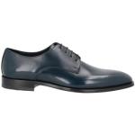 Reduzierte Mitternachtsblaue Doucal´s Derby Schuhe Schnürung aus Leder für Herren Größe 39,5 