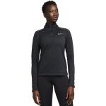 Reduzierte Schwarze Langärmelige Nike Dri-Fit Damenwintermode aus Polyester maschinenwaschbar Größe M 