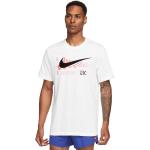 Reduzierte Weiße Kurzärmelige Nike Dri-Fit T-Shirts Ziegen maschinenwaschbar für Herren Größe XL 