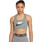 Reduzierte Schwarze Klassische Nike Dri-Fit Gepolsterte BHs aus Elastan maschinenwaschbar für Damen Größe S 