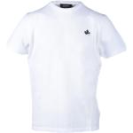 Weiße DSQUARED2 T-Shirts aus Baumwolle für Herren Größe L 