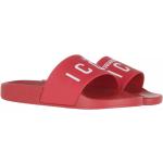 Dsquared2 Slipper & Pantoletten - Icon Slide Sandals - Gr. 36 (EU) - in Rot - für Damen