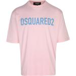 Reduzierte Rosa Kurzärmelige DSQUARED2 T-Shirts aus Baumwolle für Herren Größe XXL 
