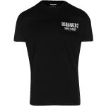 Schwarze Kurzärmelige DSQUARED2 T-Shirts aus Baumwolle für Herren Größe XXL 