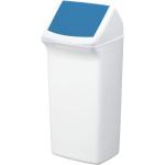 Blaue Durable Mülleimer & Abfalleimer aus Kunststoff 