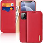 Rote Elegante iPhone 13 Mini Hüllen Art: Flip Cases aus Leder 