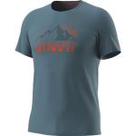 Hellblaue Kurzärmelige Dynafit T-Shirts für Herren Größe XXL 
