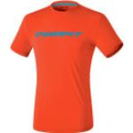 Orange Kurzärmelige Atmungsaktive Dynafit Herrensportshirts Orangen aus Polyester Größe XXL 