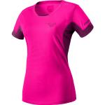 Reduzierte Pinke Atmungsaktive Dynafit Bluesign Nachhaltige Damenlaufshirts Größe S 