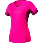 Reduzierte Pinke Kurzärmelige Dynafit Bluesign Nachhaltige T-Shirts für Damen Größe L 