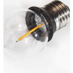 E27 0,9W COB-LED Tropfenlampe mit Dichtring