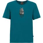 Blaue E9 T-Shirts aus Baumwolle für Damen Größe M 