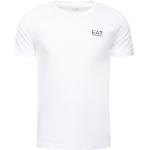 Weiße Kurzärmelige Armani EA7 T-Shirts aus Jersey maschinenwaschbar für Herren Größe XL 