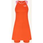 Pinke Ärmellose Atmungsaktive Armani Emporio Armani Tenniskleider Orangen aus Elastan für Damen Größe XS 