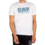 Beige Kurzärmelige Armani EA7 T-Shirts für Herren Größe S 