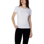 Beige Armani EA7 T-Shirts aus Elastan maschinenwaschbar für Damen Größe XXL 