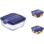 Easy Box - Lebensmittelbehälter - 0,76L - Glas - (3er-Set)