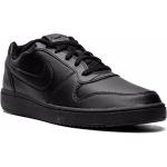 Schwarze Nike Ebernon Flache Sneaker Schnürung aus Gummi 