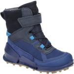 Reduzierte Blaue Ecco Biom Gore Tex Winterstiefel & Winter Boots Klettverschluss aus Kunstfell mit herausnehmbarem Fußbett für Kinder 
