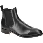 Schwarze Business Ecco Citytray Blockabsatz Business-Schuhe aus Glattleder mit herausnehmbarem Fußbett für Herren mit Absatzhöhe 5cm bis 7cm 