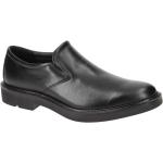 Schwarze Business Ecco Business Slipper aus Glattleder mit herausnehmbarem Fußbett für Herren mit Absatzhöhe 5cm bis 7cm 