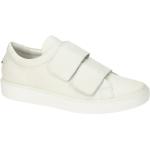 Weiße Ecco Soft Sneaker mit Klettverschluss Klettverschluss aus Glattleder mit herausnehmbarem Fußbett für Damen Größe 41 