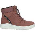 Braune Streetwear Ecco Snowboarder Gore Tex Winterstiefel & Winter Boots aus Veloursleder für Kinder Größe 32 