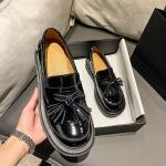 Schwarze Preppy Oxford Schuhe für Damen 
