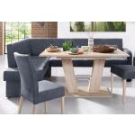 Blaue Moderne Home Affaire Sitzbänke aus Massivholz 