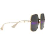 Goldene Gucci Rechteckige Pilotenbrillen für Damen Einheitsgröße 